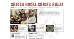 Desktop Screenshot of chicksrockchicksrule.net